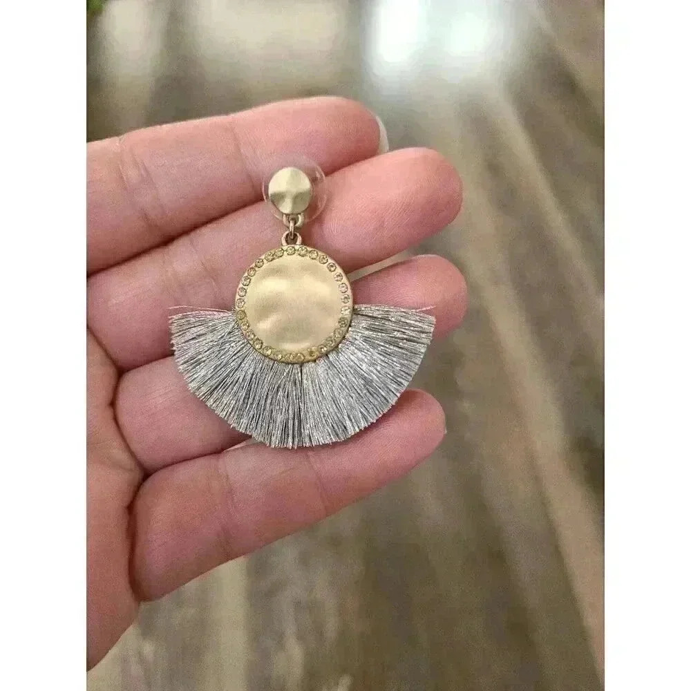 Loft fringe Earrings - Picture 2 of 2